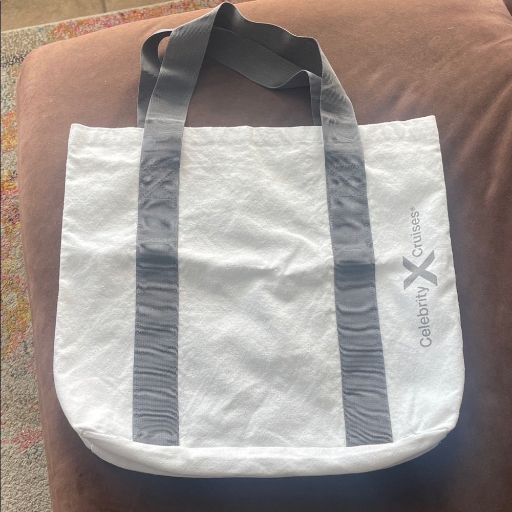 Celebrity cruise lines White and Gray Travel Bag for when in Suites 😉